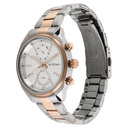 Titan Bandhan White Dial Quartz Multifunction Stainless Steel Strap watch for Couple