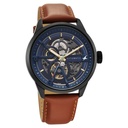 Fastrack Automatics Blue Dial Tan Leather Strap Automatic Watch ForGuys