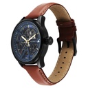 Fastrack Automatics Blue Dial Tan Leather Strap Automatic Watch ForGuys