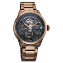 Fastrack Automatics Black Dial Brown Metal Strap Automatic Watch ForGuys