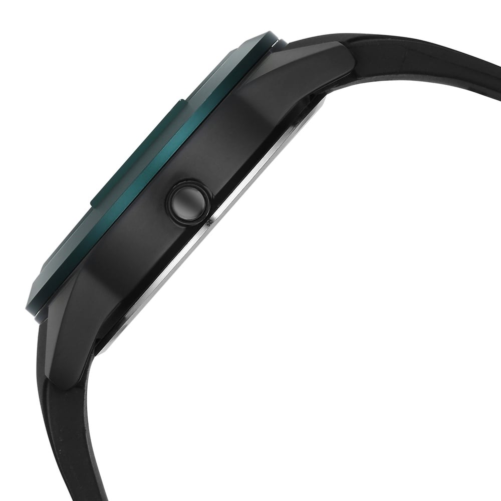 Fastrack Overdrive Chronograph Micromotor Black Dial Black Silicone Strap Watch For Guys