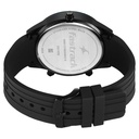 Fastrack Overdrive Chronograph Micromotor Black Dial Black Silicone Strap Watch For Guys
