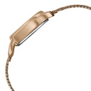 Fastrack Style Up Quartz Analog Silver Dial Rose Gold Stainless Steel Strap Watch For Girls