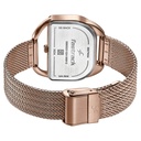 Fastrack Style Up Quartz Analog Silver Dial Rose Gold Stainless Steel Strap Watch For Girls