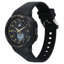 Fastrack StreetStyle Quartz Analog Black Dial Black Plastic Strap Watch For Girls