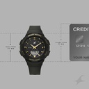 Fastrack StreetStyle Quartz Analog Black Dial Black Plastic Strap Watch For Girls