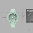 Fastrack StreetStyle Quartz Analog Green Dial Green Plastic Strap Watch For Girls