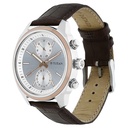 Titan Quartz Multifunction Silver Dial Leather Strap Watch for Men