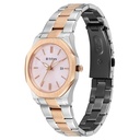 Titan Workday Wonders Quartz Analog with Date Pink Mother Of Pearl Dial Stainless Steel Strap Watch For Women