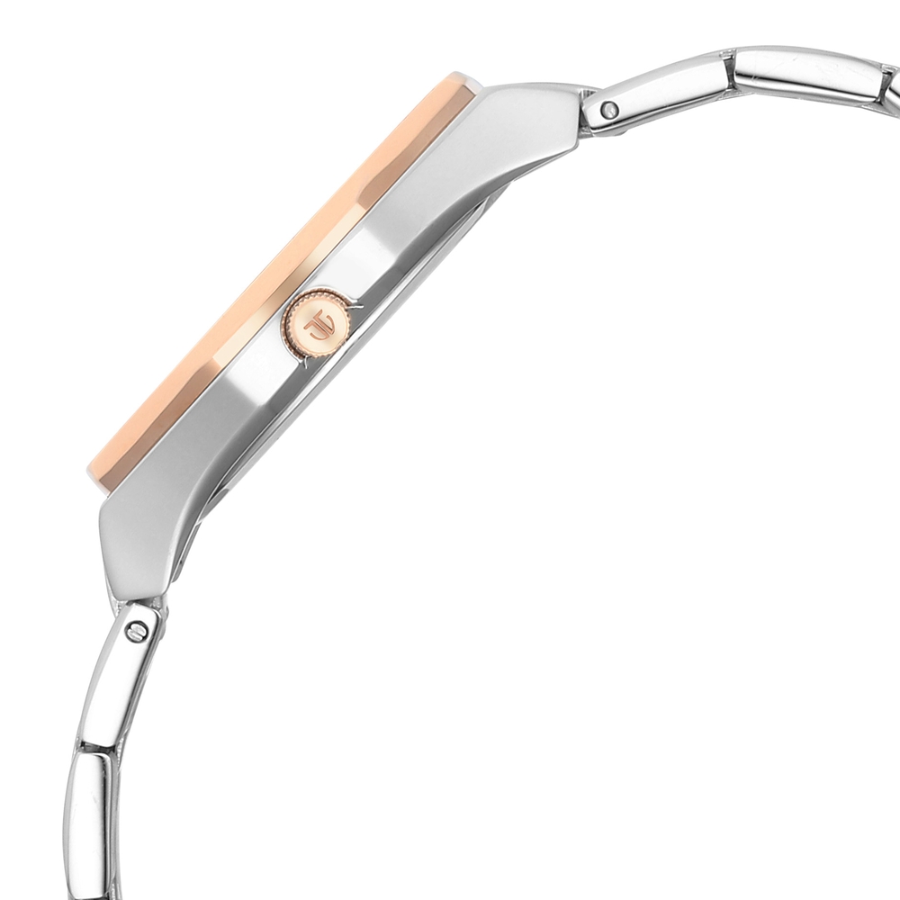 Titan Workday Wonders Quartz Analog with Date Pink Mother Of Pearl Dial Stainless Steel Strap Watch For Women