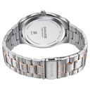 Sonata Festive Quartz Analog Black Dial Two Toned Metal Strap Watch For Men