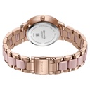 Sonata Festive Quartz Multifunction Pink Dial Two Toned Acetate And Metal Strap Watch For Women