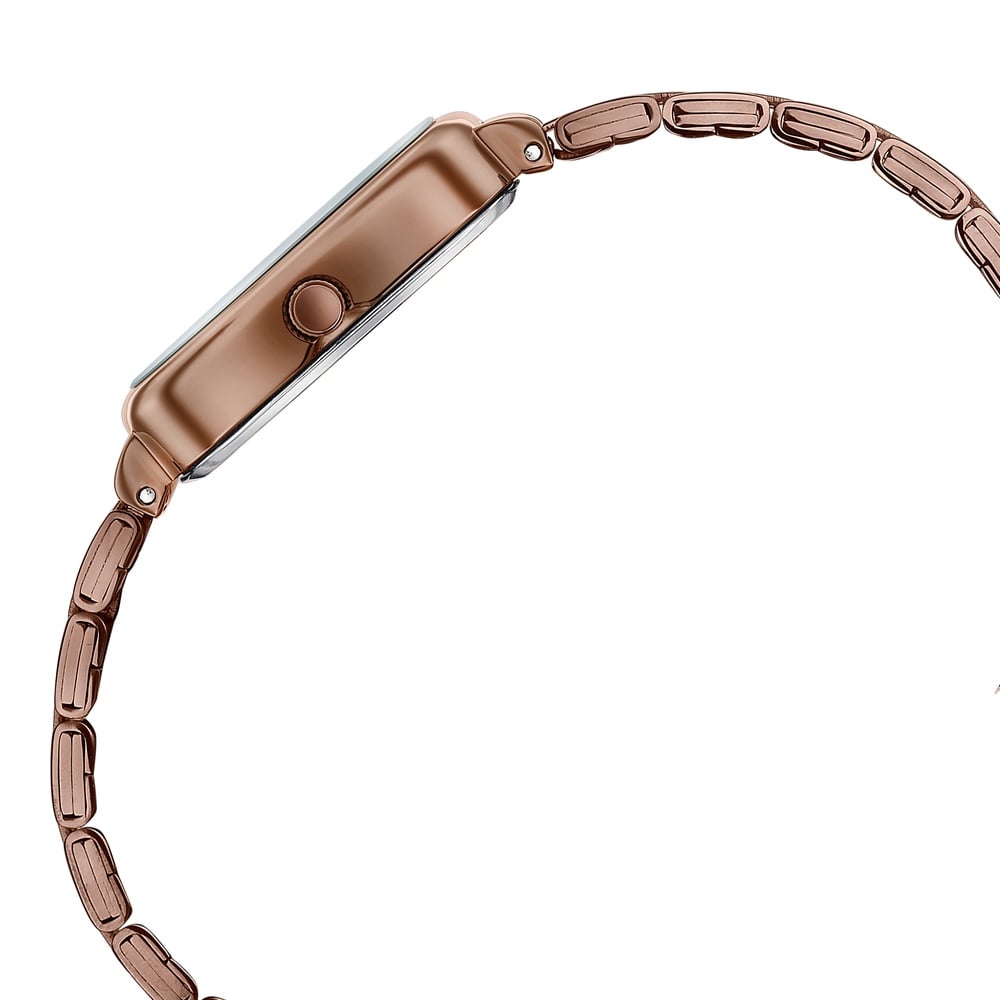 Sonata Festive Quartz Analog Brown Dial Brown Metal Strap Watch For Women