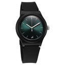 Fastrack Tees Urbanique Quartz Analog Green Dial Silicon Strap Watch For Girls
