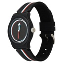 Fastrack Zine Quartz Analog Black Dial Black Silicone Strap Watch For Girls