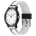 Fastrack Zine Quartz Analog White Dial White Silicone Strap Watch For Guys