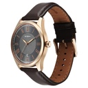 Titan Neo Roman Analog with Anthracite Dial Brown Leather Strap Watch for Men