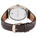 Titan Neo Roman Analog with Anthracite Dial Brown Leather Strap Watch for Men
