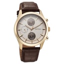 Titan Classique Neo Splash Analog with Cream Dial Brown Leather Strap Watch for Men