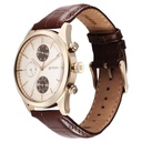 Titan Classique Neo Splash Analog with Cream Dial Brown Leather Strap Watch for Men
