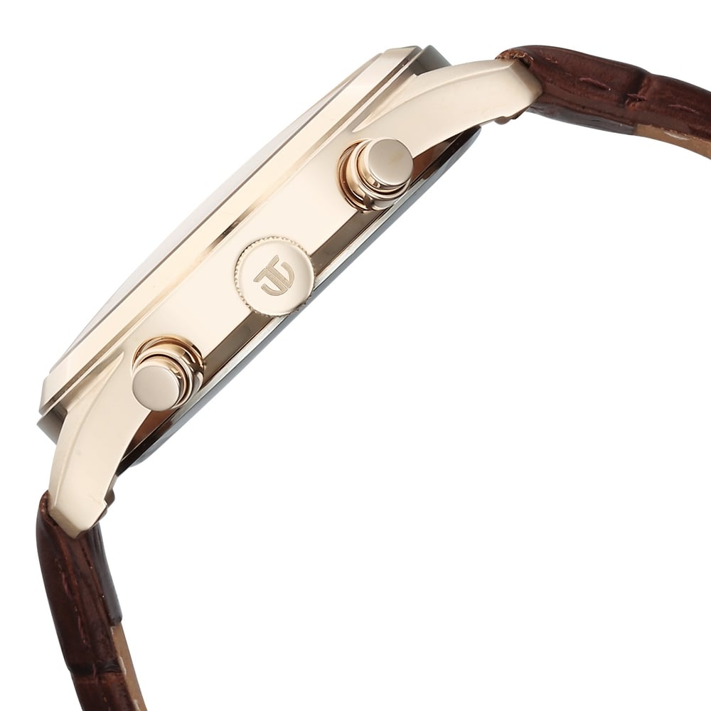 Titan Classique Neo Splash Analog with Cream Dial Brown Leather Strap Watch for Men