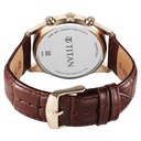 Titan Classique Neo Splash Analog with Cream Dial Brown Leather Strap Watch for Men