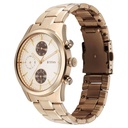 Titan Classique Neo Splash Analog with Cream Dial Carnation Gold Stainless Steel Strap Watch for Men