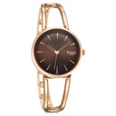 Titan Raga Afterglow Quartz Analog Brown Dial Rose Gold Metal Strap Watch For Women