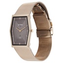 Titan Edge Whimsey Quartz Analog Brown Dial Golden Stainless Steel Strap Watch For Women