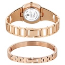Titan Raga Power Pearls Quartz Analog Mother of Pearl Dial Rose Gold Metal Strap Watch For Women