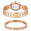 Titan Raga Power Pearls Quartz Analog Mother of Pearl Dial Rose Gold Metal Strap Watch For Women