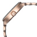 Titan Ceramic Fusion Quartz Multifunction Blue Dial With Two Toned Color Stainless Steel Strap Watch For Men