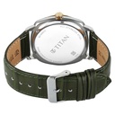 Titan Classique Suave Analog with Green Dial Green Leather Strap Watch for Men