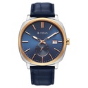 Titan Classique Suave Analog with Blue Dial Blue Leather Strap Watch for Men