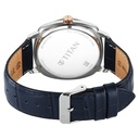 Titan Classique Suave Analog with Blue Dial Blue Leather Strap Watch for Men