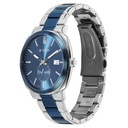 Titan Classique Suave Analog with Blue Dial Silver and Blue Stainless Steel Strap Watch for Men