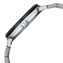 Titan Classique Suave Analog with Blue Dial Silver and Blue Stainless Steel Strap Watch for Men