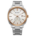 Titan Classique Suave Analog with Silver Dial Silver Stainless Steel Strap Watch for Men