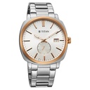 Titan Classique Suave Analog with Silver Dial Silver Stainless Steel Strap Watch for Men