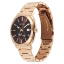 Titan Classique Suave Analog with Brown Dial Rose Gold Stainless Steel Strap Watch for Men