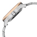 Titan Astral Concealed Automatic Analog with Silver White Dial Stainless Steel Strap Watch for Men