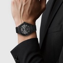 Titan Astral Concealed Automatic Analog with Black Dial Black Stainless Steel Strap Watch for Men