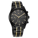 Titan Black and Gold Anthracite Dial Analog Stainless Steel Strap watch for Men