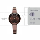 Titan Raga Showstopper Quartz Analog Brown Dial Metal Strap Watch For Women