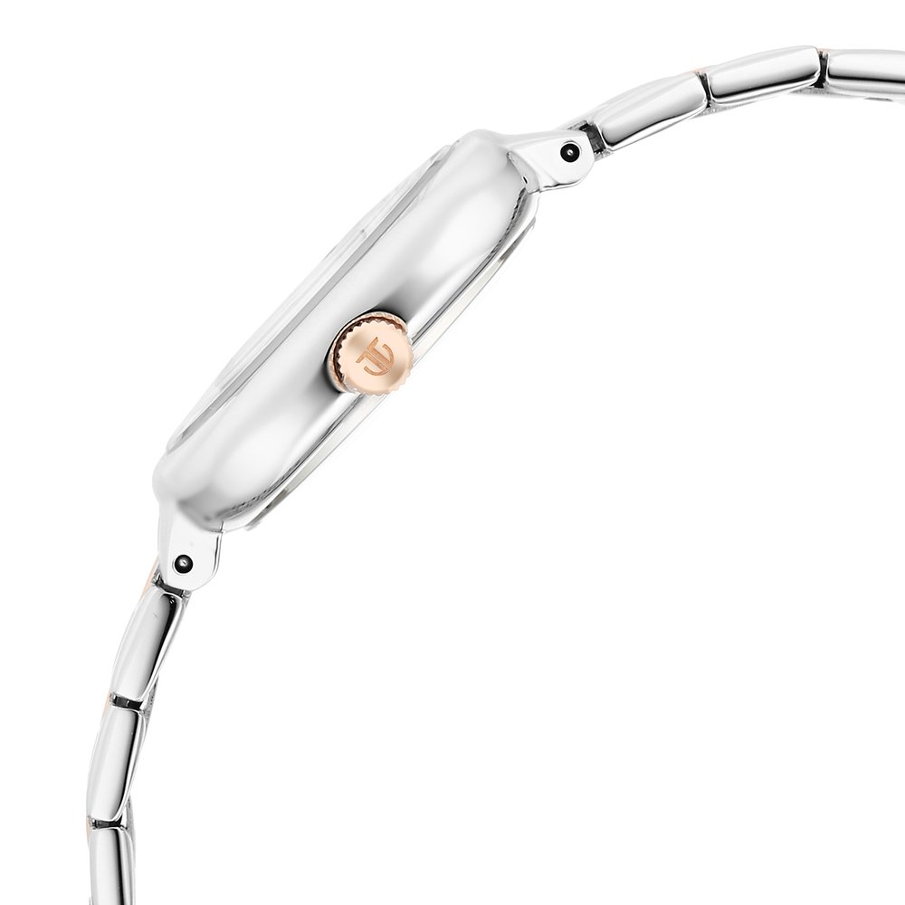 Titan Horizon Quartz Analog Silver Dial Stainless Steel Strap Watch For Women