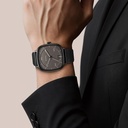 Titan Neo Curve Quartz Analog with Date Anthracite Dial Black Stainless Steel Strap Watch for Men