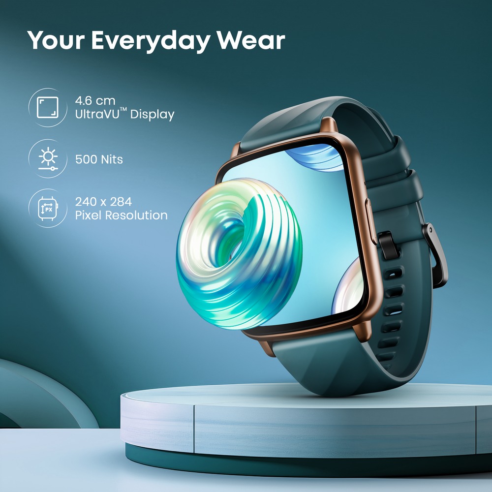 Fastrack Jupiter S1 Smartwatch comes with 4.64 cm TFT Display with 240*284 Pixel Resolution, AI Voice Assistant,