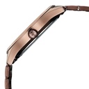 Fastrack Wild Quartz Analog Black Dial Brown Metal Strap Watch For Guys