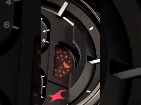 Fastrack Opulence Sun Moon Chronograph Black Dial Brown Metal Strap Analog Quartz Watch For Guys