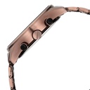 Fastrack Opulence Sun Moon Chronograph Black Dial Brown Metal Strap Analog Quartz Watch For Guys